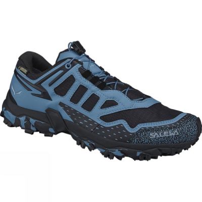 Botas de Montaña Salewa Ultra Train GTX Mujer Negras / Azules - Chile RJW586327